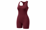 LYBDY Shapewear Romper - Burgundy