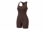 LYBDY Shapewear Romper - Dark Brown