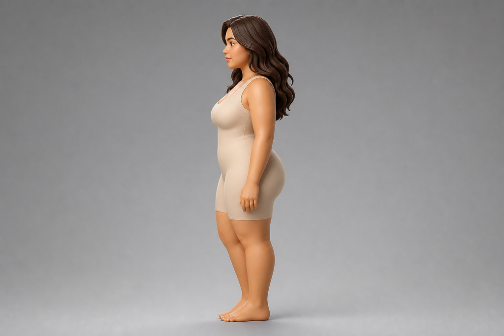 3D model side profile